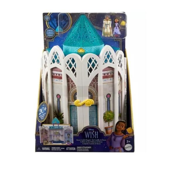 Disney’s Wish Rosas Castle Playset, Dollhouse with 2 Posable Mini Dolls - Picture 3 of 4